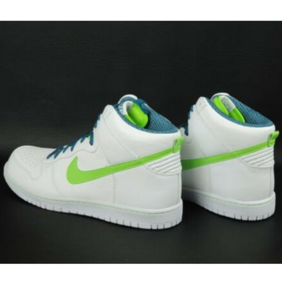 Nike Dunk High Premium Mens Shoes White Electric - Picture 7 of 13